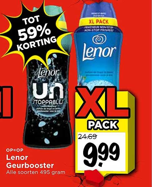 Lenor Geurbooster Alle soorten 495 gram XL PACK