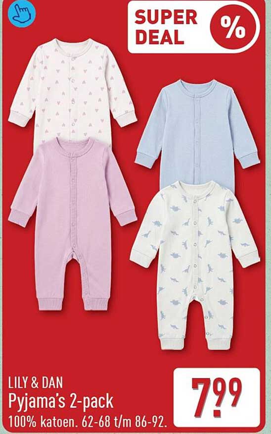 LILY & DAN Pyjama's 2-pack