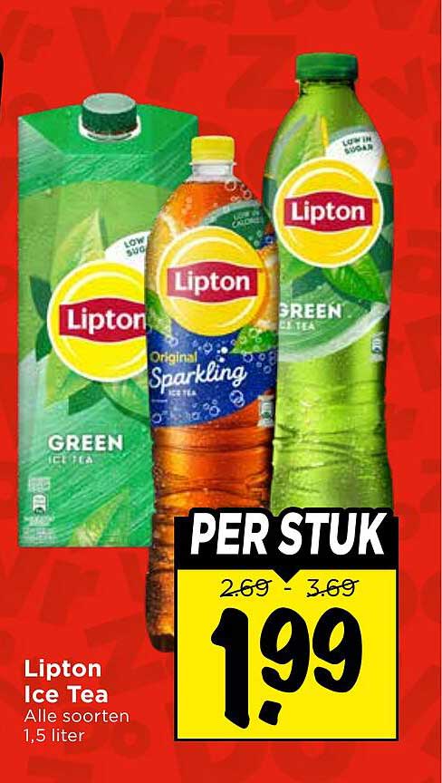 Lipton Ice Tea Alle soorten 1,5 liter PER STUK