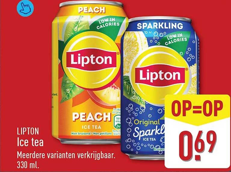 LIPTON Ice tea Meerdere varianten verkrijgbaar. 330 mL.