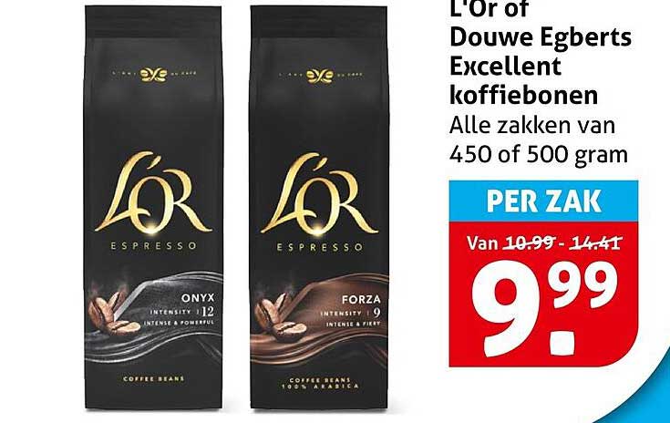 L'Or of Douwe Egberts Excellent koffiebonen