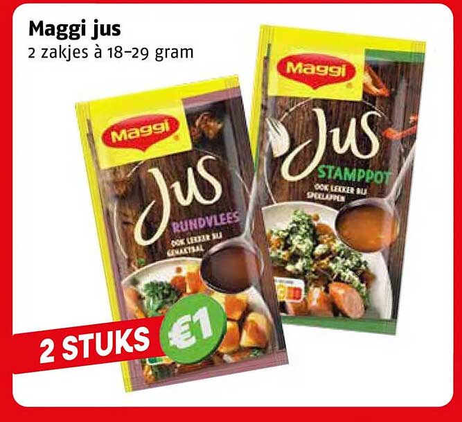 Maggi jus 2 zakjes à 18–29 gram 2 STUKS