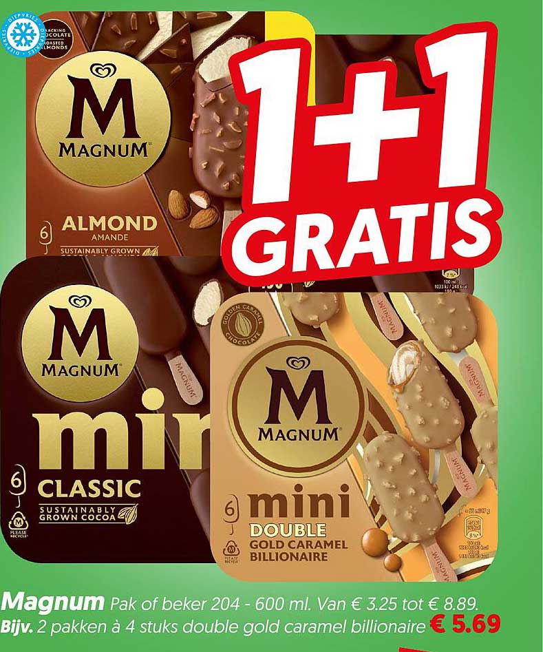 Magnum 1+1 gratis