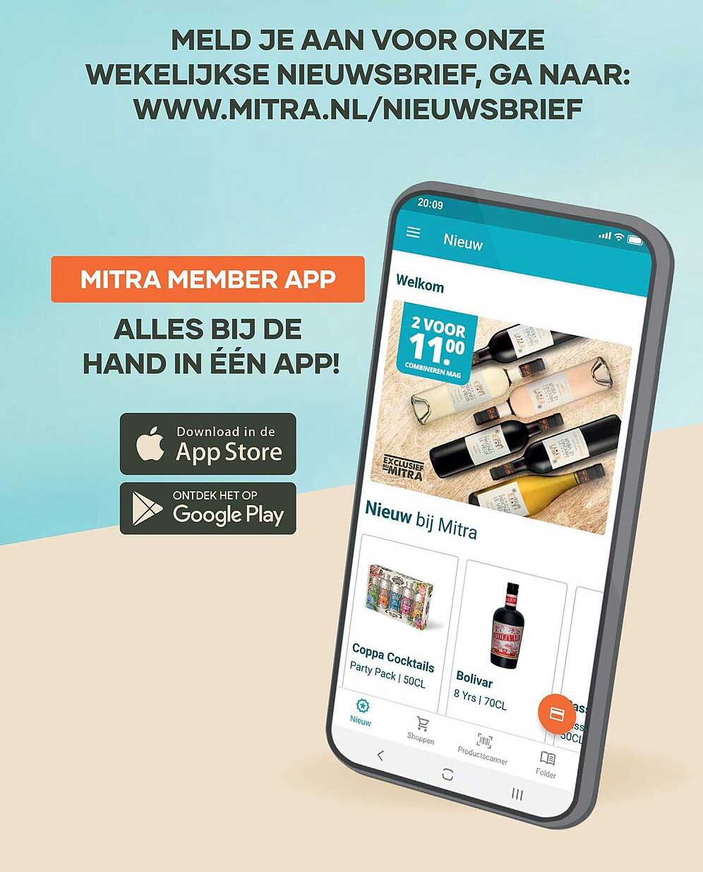Mitra member app - Alles bij de hand in één app!