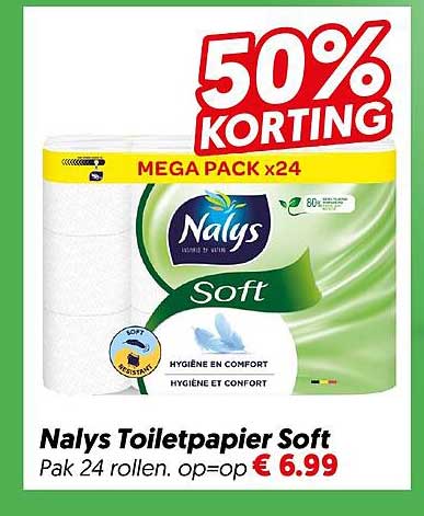 Nalys Toiletpapier Soft