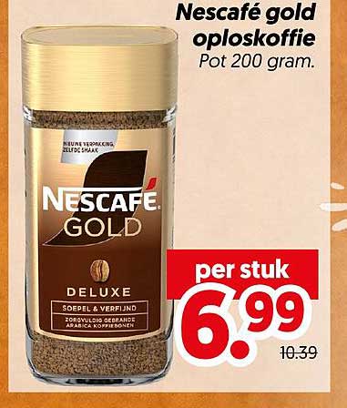 Nescafé gold oploskoffie Pot 200 gram