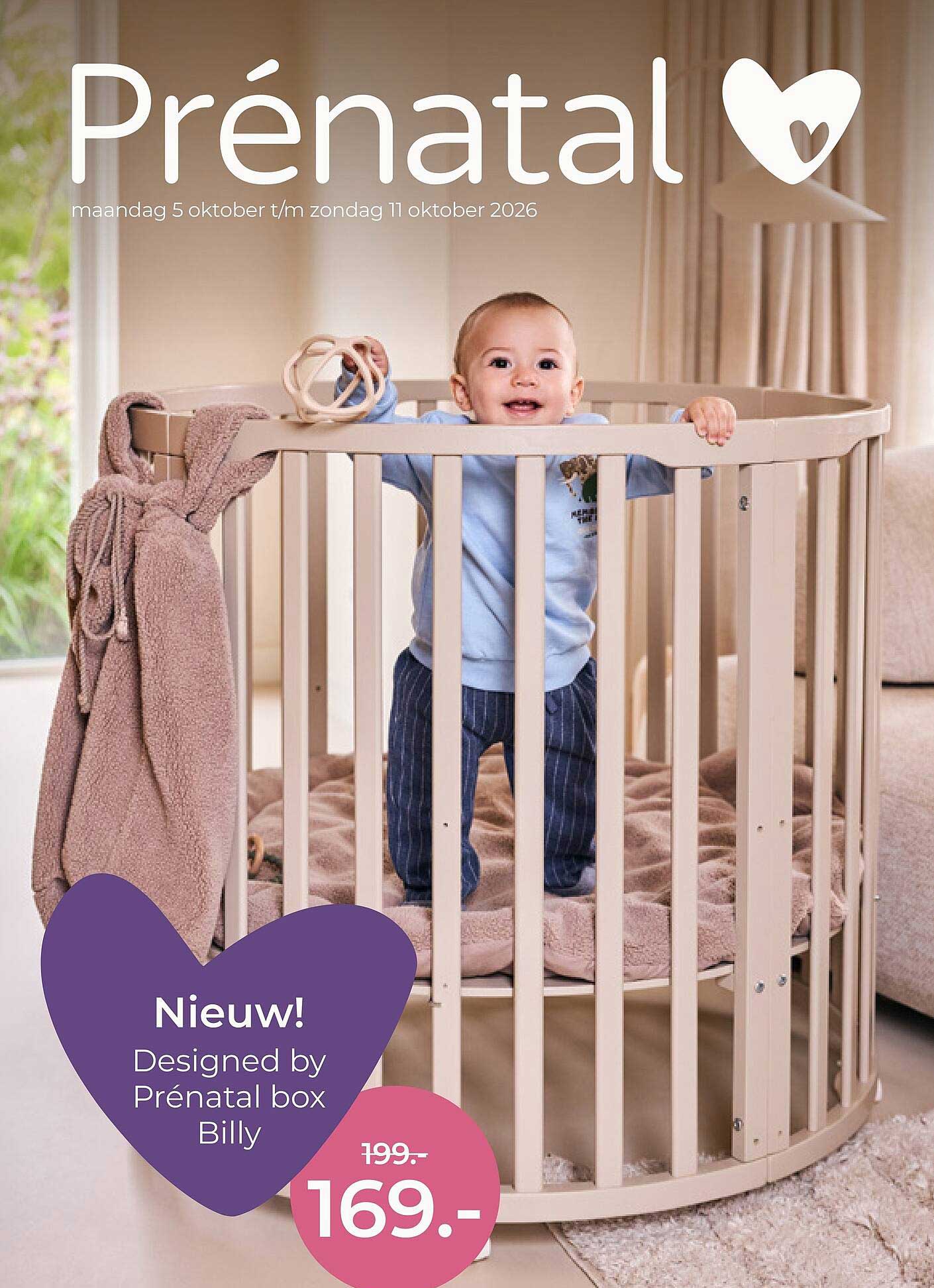 Nieuw! Designed by Prénatal box Billy