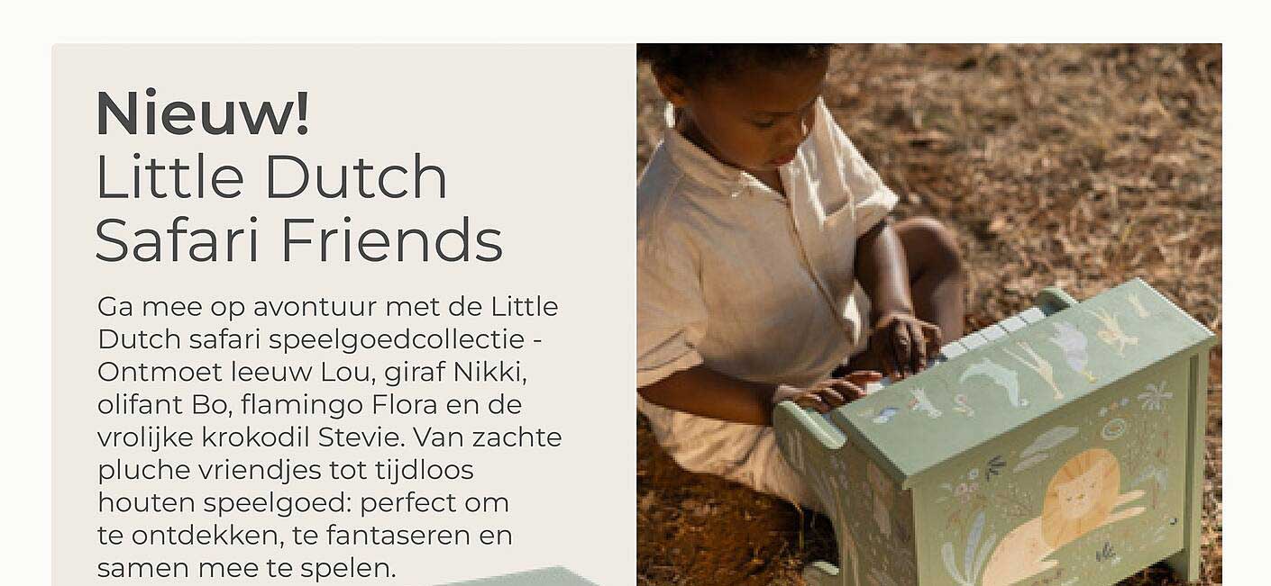 Nieuw! Little Dutch Safari Friends