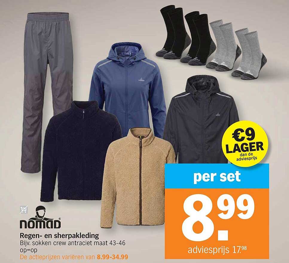 Nomad Regen- en sherpakleding