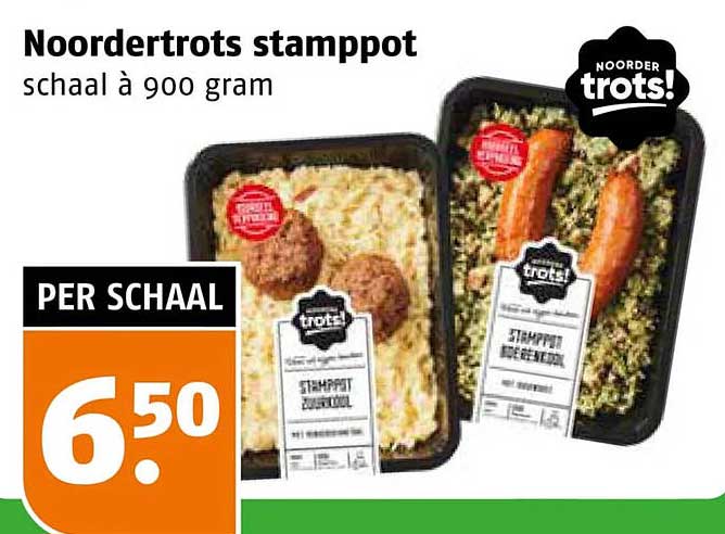 Noordertrots stamppot schaal à 900 gram