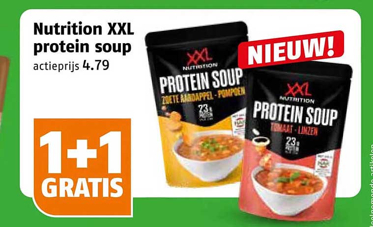 Nutrition XXL protein soup 1+1 GRATIS