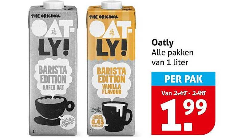 Oatly Alle pakken van 1 liter