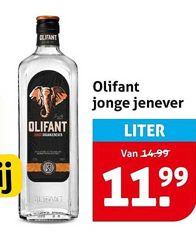 Olifant jonge jenever LITER