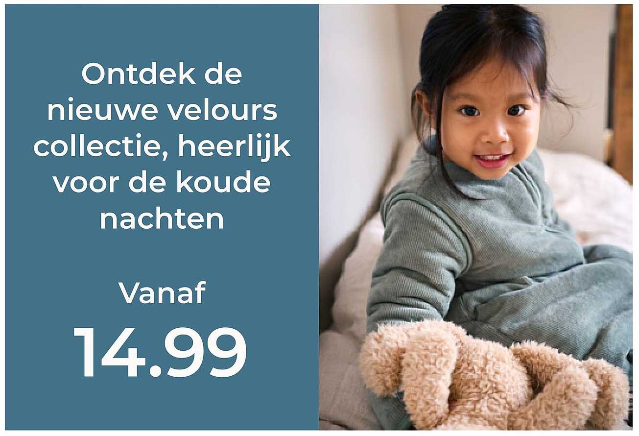 Ontdek de nieuwe velours collectie, heerlijk voor de koude nachten
