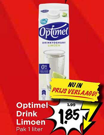 Optimel Drink Limoen Pak 1 liter