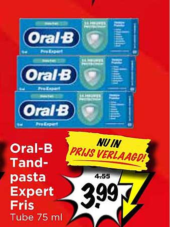 Oral-B Tand-pasta Expert Fris Tube 75 ml NU IN PRIJS VERLAAGD!