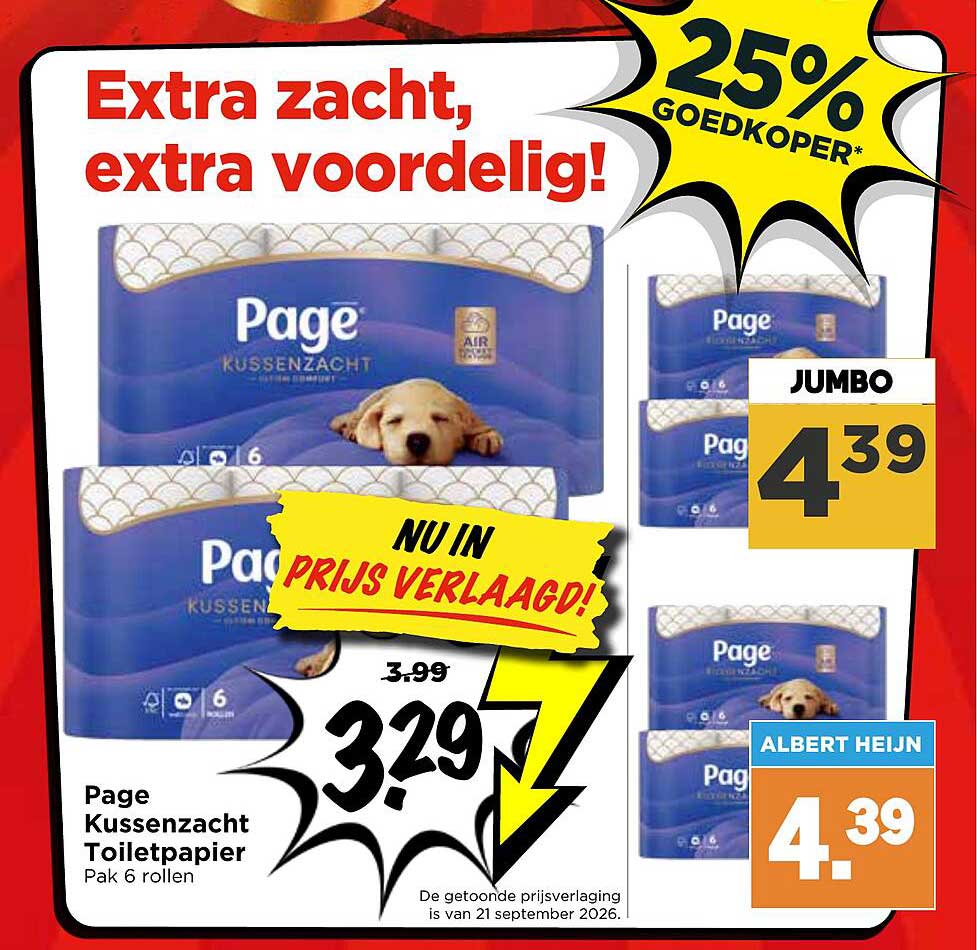 Page Kussenzacht Toiletpapier