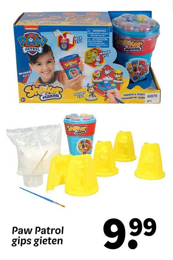 Paw Patrol gips gieten
