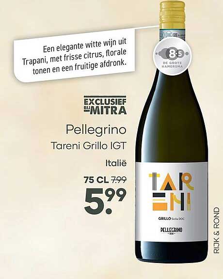 Pellegrino Tareni Grillo IGT Italië