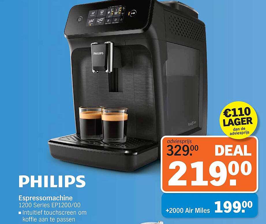 PHILIPS Espressomachine 1200 Series EP1200/00