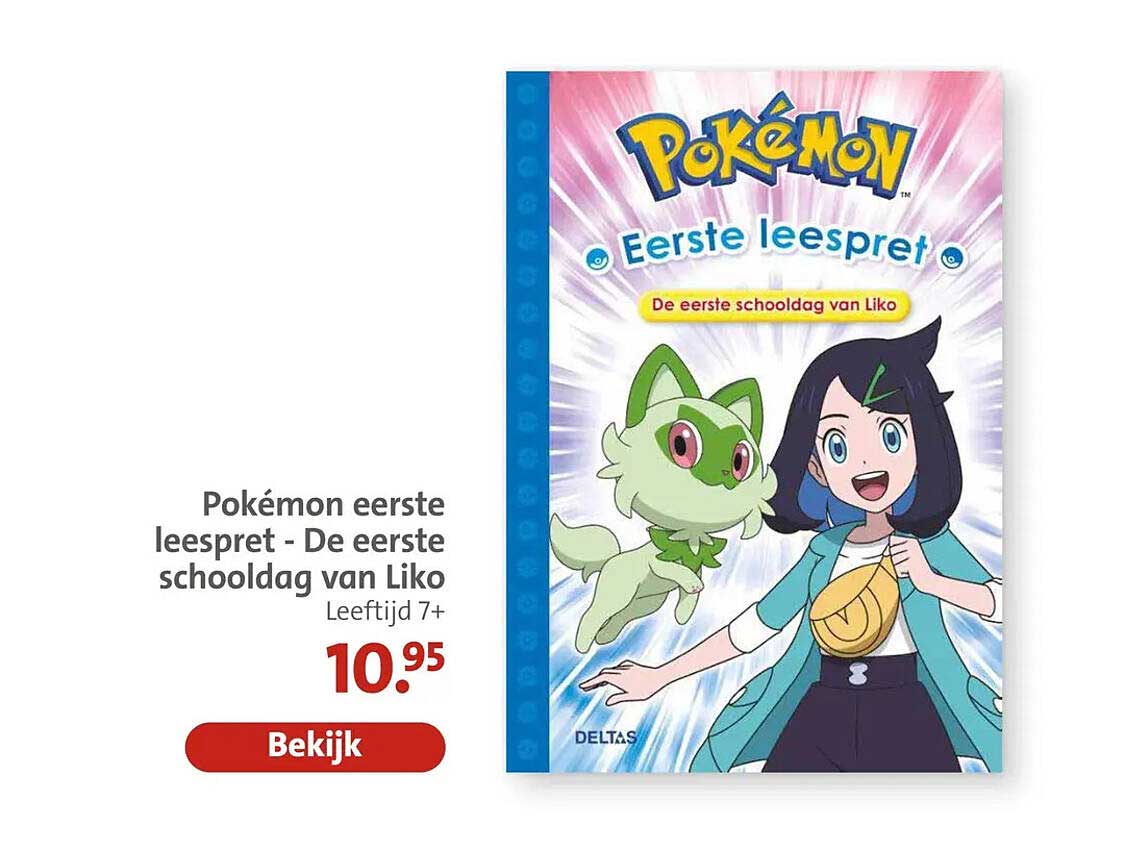Pokémon eerste leespret - De eerste schooldag van Liko