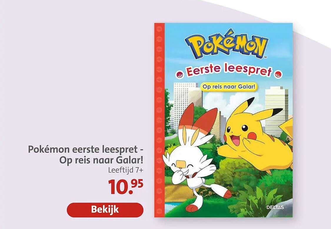Pokémon eerste leespret - Op reis naar Galar!
