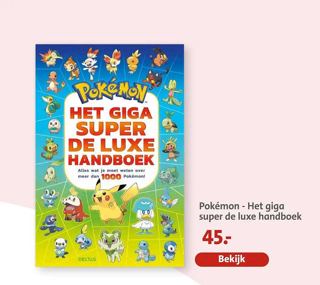 Pokémon - Het giga super de luxe handboek