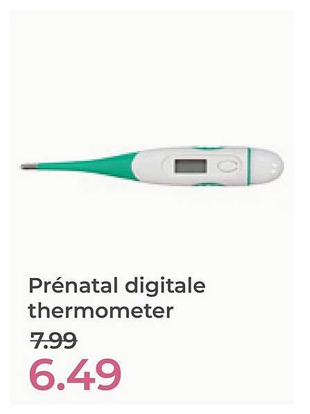 Prénatal digitale thermometer