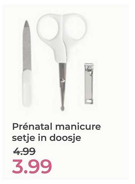 Prénatal manicure setje in doosje