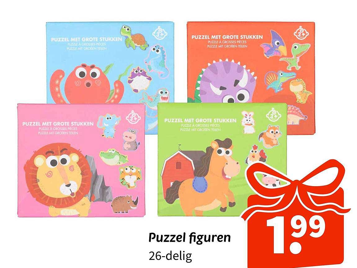 Puzzel figuren 26-delig