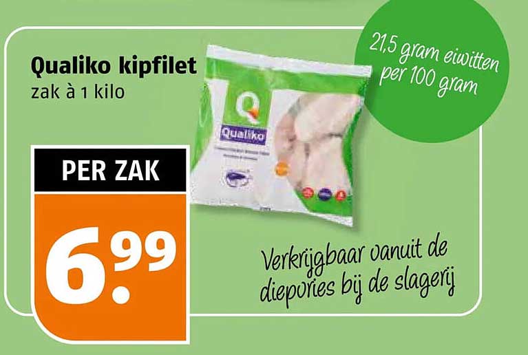 Qualiko kipfilet zak à 1 kilo