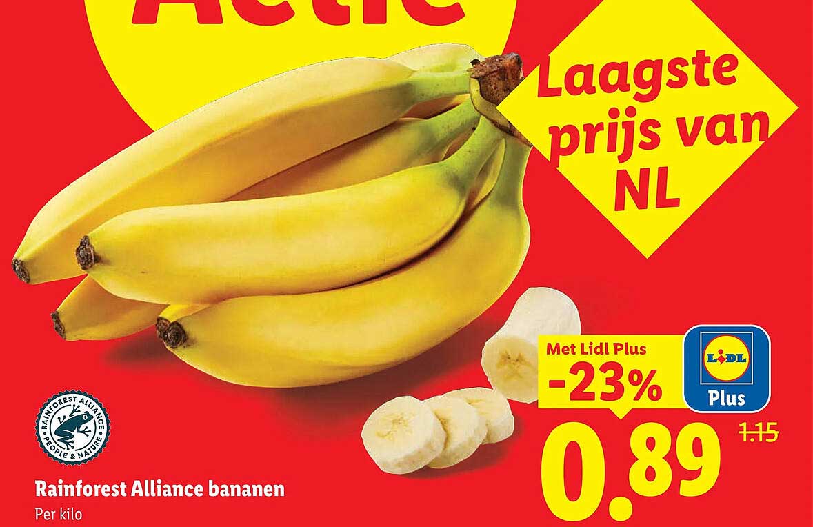 Rainforest Alliance bananen