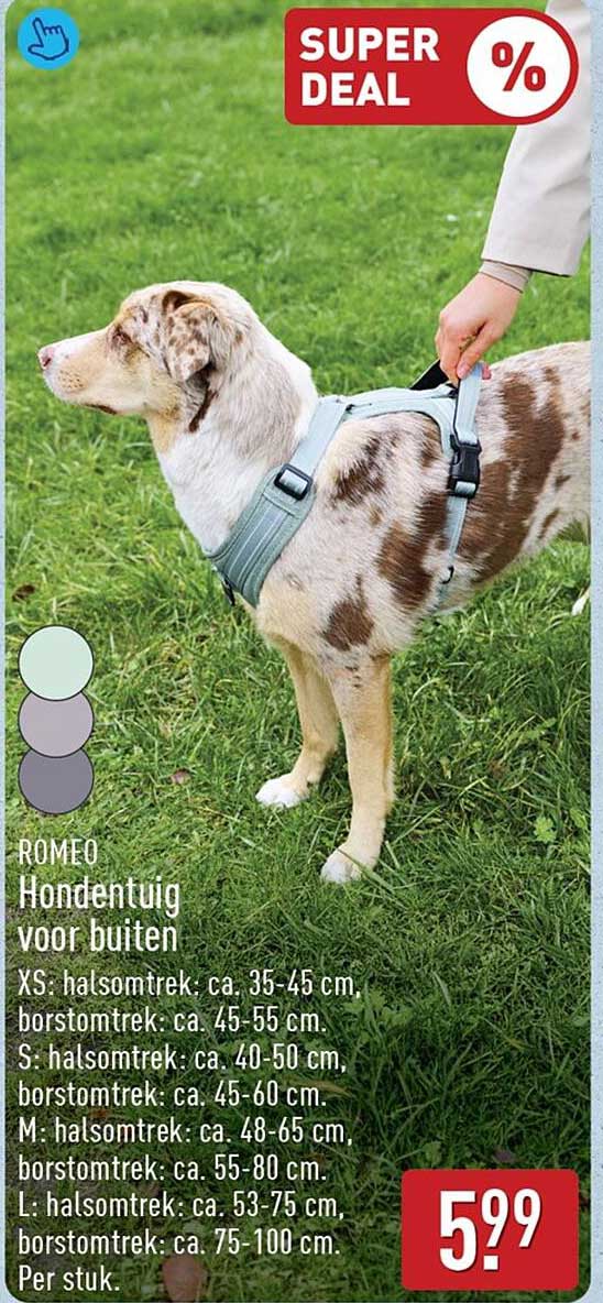 ROMEO Hondentuig voor buiten