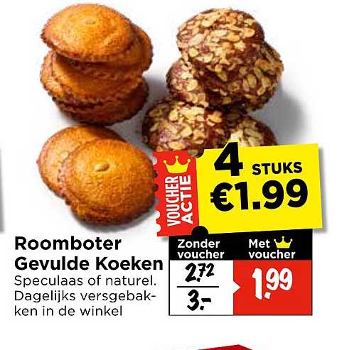 Roomboter Gevulde Koeken