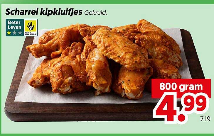 Scharrel kipkluifjes Gekruid.