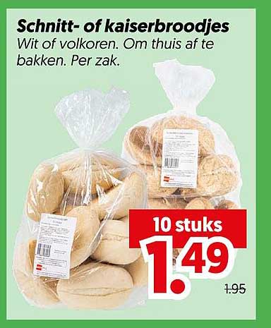 Schnitt- of Kaiserbroodjes