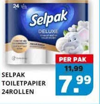 SELPAK TOILETPAPIER 24ROLLEN