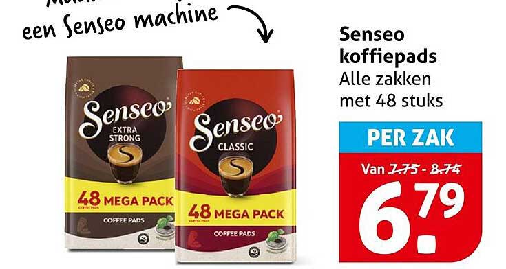 Senseo koffiepads Alle zakken met 48 stuks PER ZAK