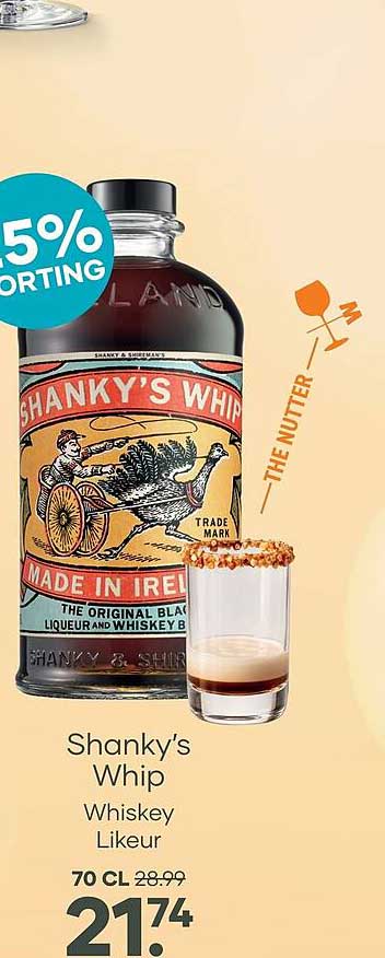 Shanky's Whip Whiskey Likeur