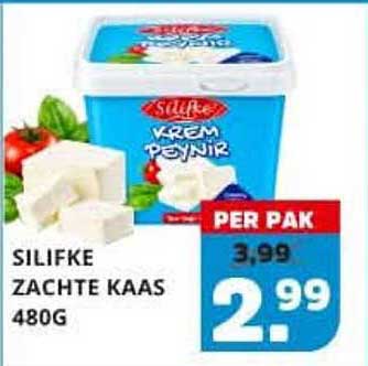 SILIFKE ZACHTE KAAS 480G PER PAK