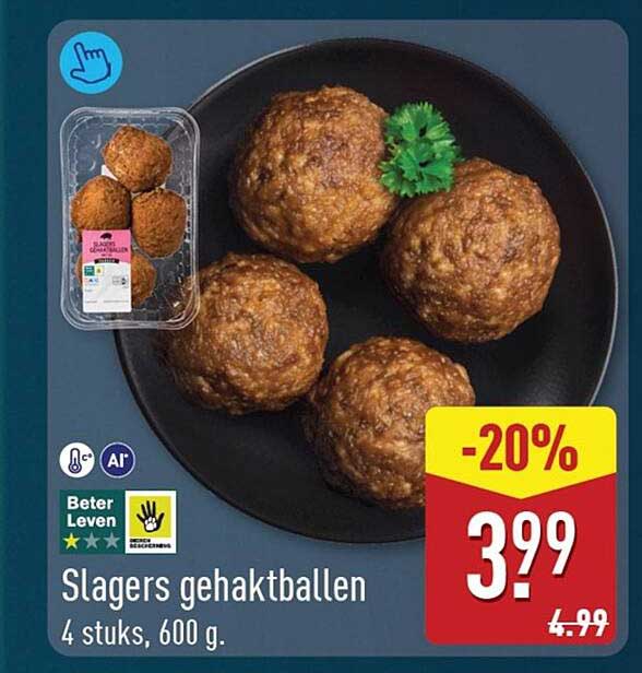 Slagers gehaktballen