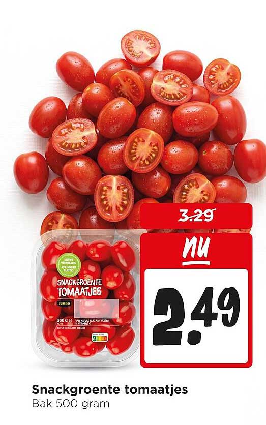 Snackgroente tomaatjes Bak 500 gram