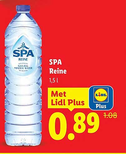 SPA Reine 1,5 l Met Lidl Plus