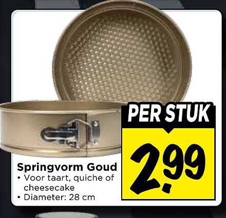 Springvorm Goud