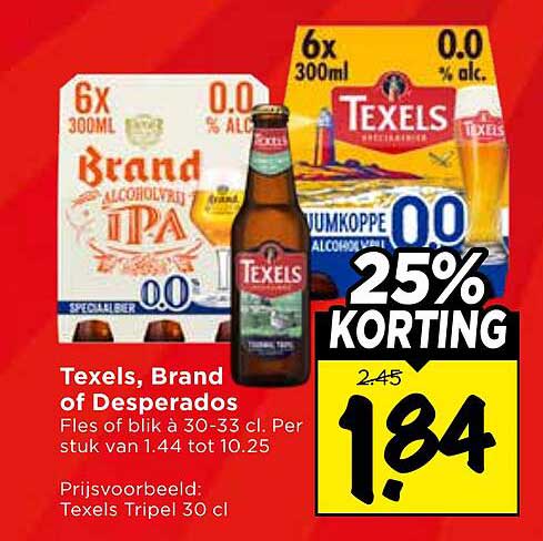 Texels, Brand of Desperados