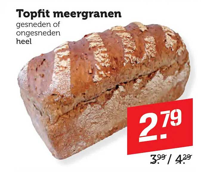 Topfit meergranen gesneden of ongesneden heel