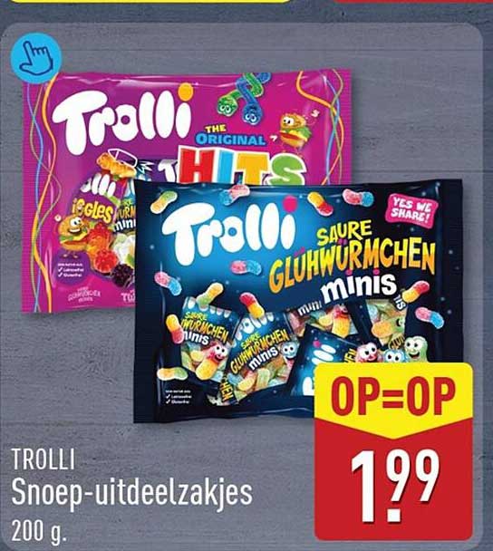 Trolli Snoep-uitdeelzakjes