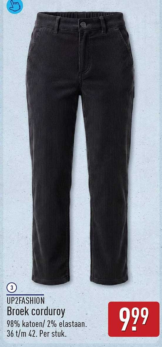 UP2FASHION Broek corduroy