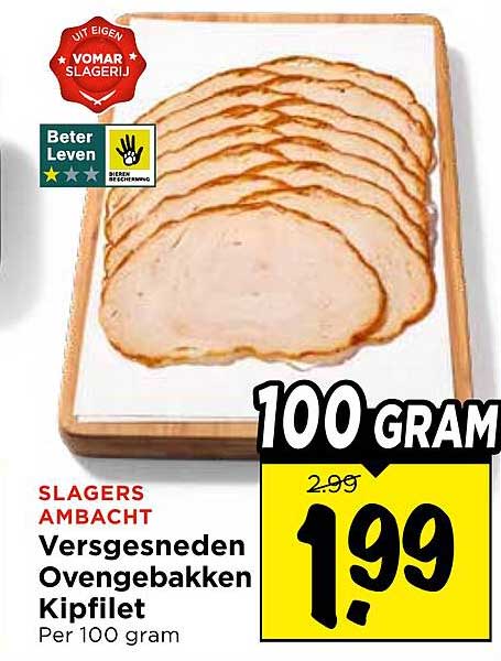 Versgesneden Ovengebakken Kipfilet