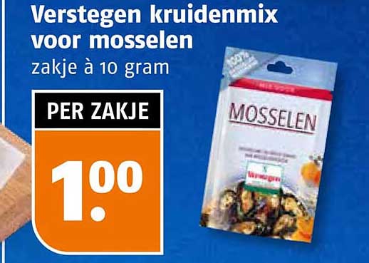 Verstegen kruidenmix voor mosselen zakje à 10 gram